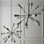 Industrial Sputnik Chandelier 3D model small image 2