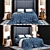 Eichholtz Fullerton Bed Headboard 3D model small image 1