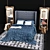 Eichholtz Fullerton Bed Headboard 3D model small image 2