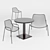 Emu Round: Elegant Outdoor Furniture 3D model small image 1