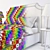 Elegant Costa Bella Viola Bed 3D model small image 3