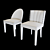 Eichholtz Dining Chairs: Windhaven & Fallon 3D model small image 3