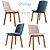 Modern Chip Dining Chair 3D model small image 1