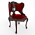 Elegant Venus Armchair: Stylish Comfort in Every Detail 3D model small image 1