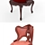 Elegant Venus Armchair: Stylish Comfort in Every Detail 3D model small image 3