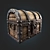 Antique Treasure Chest 3D model small image 1