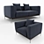 Luxury DavidLinley Modular Sofa 3D model small image 1