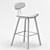 Elegant Denis Bar Chair 3D model small image 3