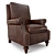 Luxury Sedona Chateau Recliner 3D model small image 1