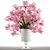 Pink Iris Bouquet: Elegant and Fragrant 3D model small image 1