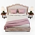 Elegant Costa Bella Bed Set 3D model small image 2