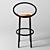 Loft Style Bar Stool 3D model small image 2