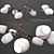 Bubbly Branches: 7 Lamp Chandelier 3D model small image 1