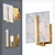 Modern Square Marble Wall Lamp 3D model small image 1