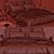 Sleek Malm Bed: Modern Comfort 3D model small image 3