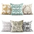 Elegant Embroidered Throw Pillows 3D model small image 1