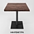 Industrial Loft Bar and Restaurant Table 3D model small image 1