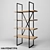 Modern 4-Shelf Shelving Unit 3D model small image 1