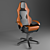 Modern Leather Office Chair 3D model small image 1