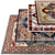 Luxury Shaggy Carpet 3D model small image 1