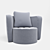 Aris Arm Chair: Sleek Design for Modern Comfort 3D model small image 2