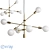 Elegant Crystal Chandelier 1400mm 3D model small image 1