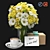 Elegant Blooming Bouquet 3D model small image 1