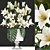 Pure Lily Bouquet 3D model small image 1
