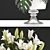 Pure Lily Bouquet 3D model small image 2