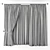 Elegant Home Curtains 3D model small image 2