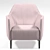 Color Adjustable Ell Chair 3D model small image 3