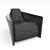 Futuristic Titan Armchair 3D model small image 1