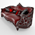 Riva Modern Sofa: Stylish, Comfortable 3D model small image 2