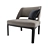 Sophisticated Minotti Owens Armchair 3D model small image 2