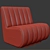 Sophia Velvet Sofa Set 3D model small image 3