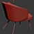 Graceful Lema Bice Occasional Armchair 3D model small image 3