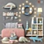 IKEA Modular Toys & Furniture Set 3D model small image 1