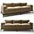 Modern Bauhaus Style Sofa 3D model small image 3