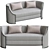 Luxurious Ferrell Mittman Sofa 3D model small image 1