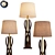 Vintage-Inspired Mid Century Table Lamp 3D model small image 1