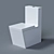 Sleek Edge Toilet: Modern Design 3D model small image 2