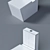 Sleek Edge Toilet: Modern Design 3D model small image 3