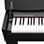 Thomann DP-33 B Digital Piano 3D model small image 2