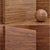 Seamless Wood Veneer Slab Set 3D model small image 3