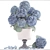 Blue Hydrangea Bouquet 3D model small image 3