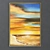 Golden Skyline Canvas Art 3D model small image 3