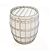 Rustic Barrel Stand - 624mm x 624mm x 677mm 3D model small image 3