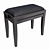 Elegant Piano Bench Thomann KB-15BM 3D model small image 1