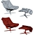 Modern Roche Bobois Dolphin Armchair 3D model small image 3