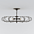 Bascom Brass Chandelier | Intricate Mesh Design 3D model small image 1